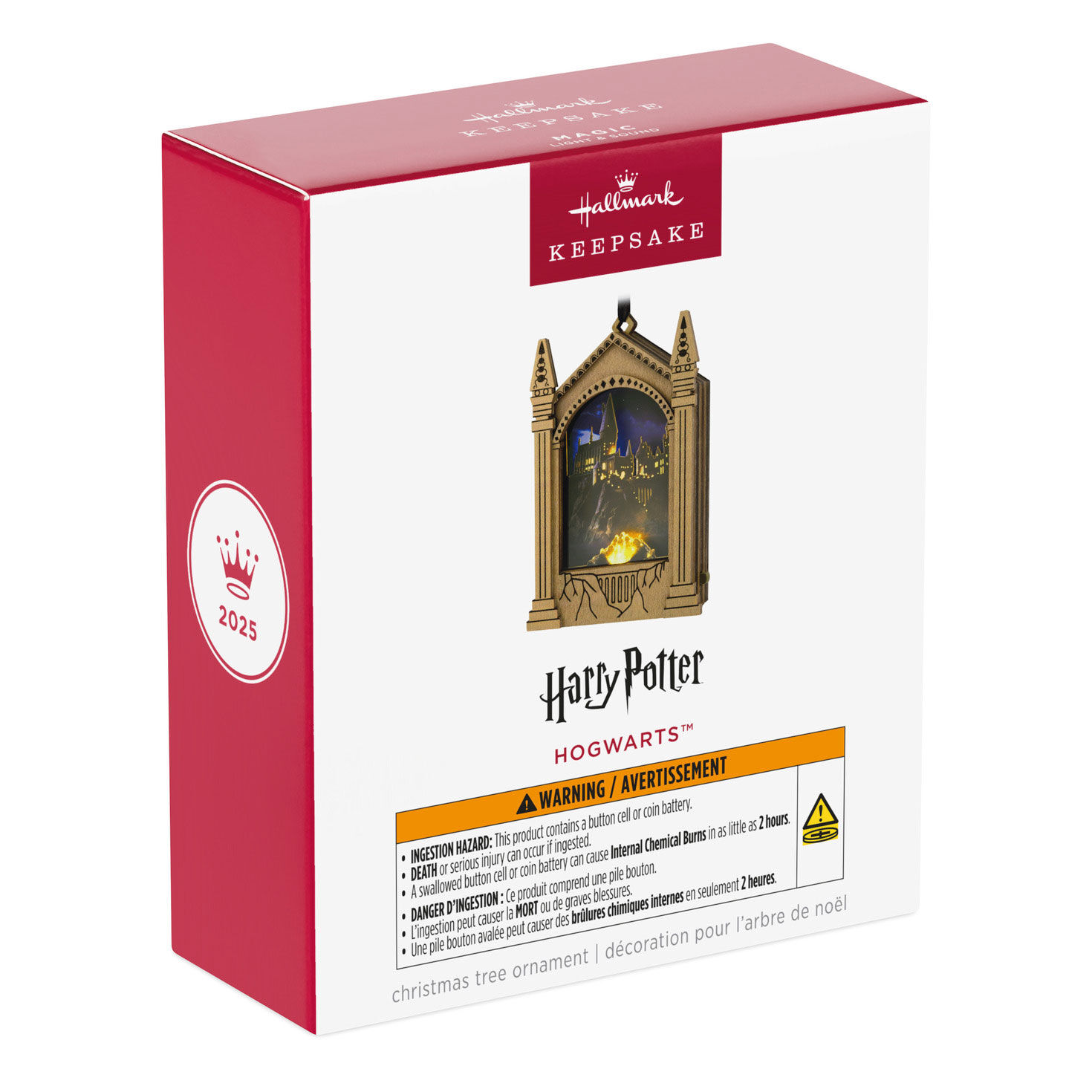 Harry Potter Hogwarts Keepsake Ornament package front image number 7