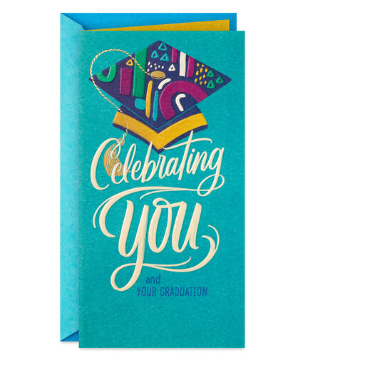 Celebrating You Religious Money Holder Graduation Card, 