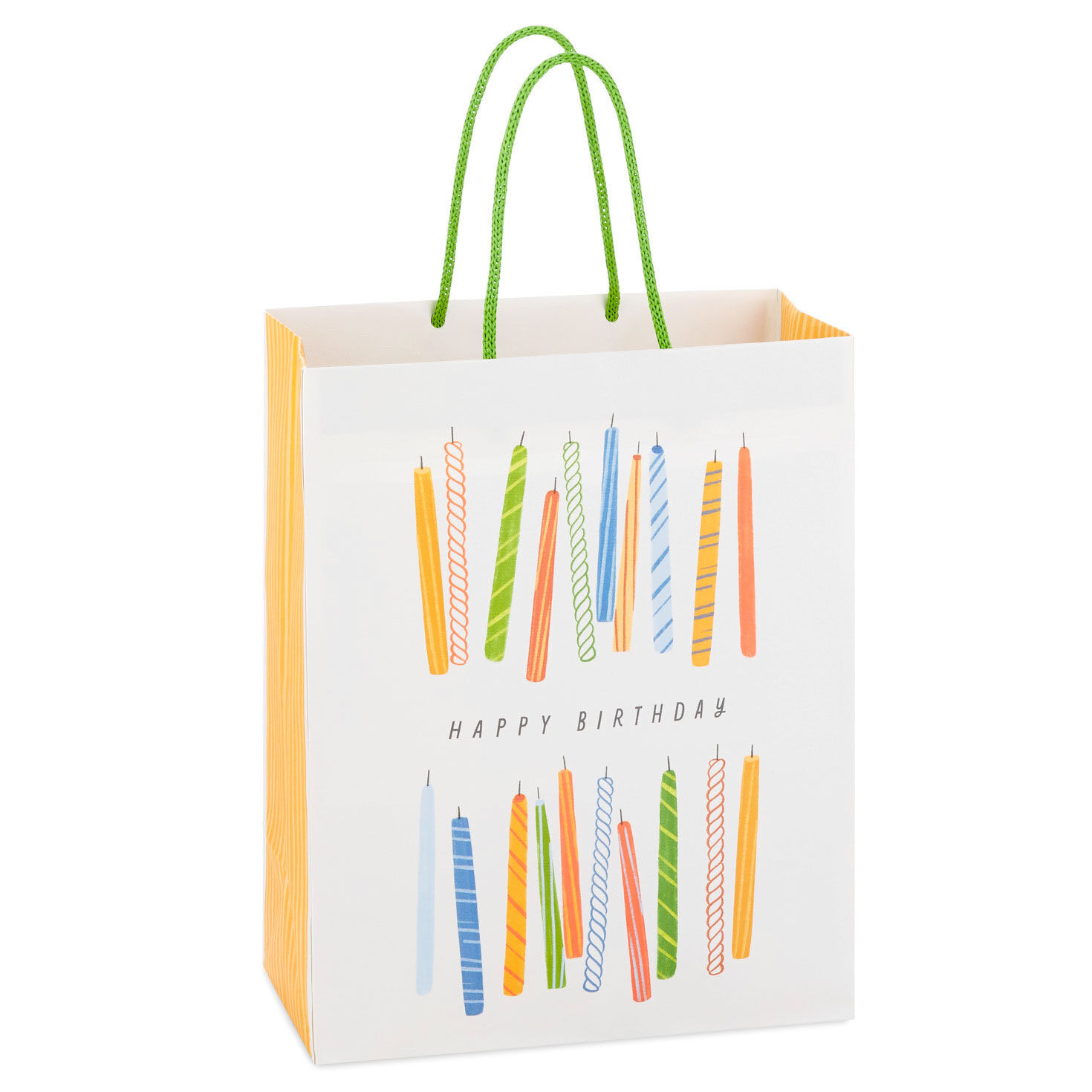 9.6" Birthday Candles Medium Gift Bag
