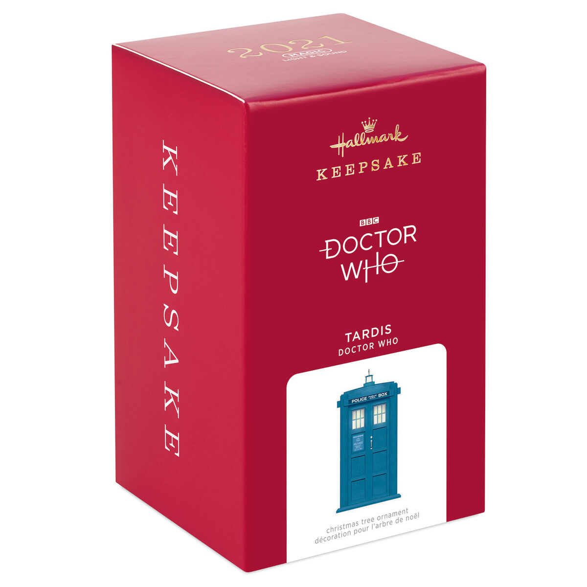 Doctor Who TARDIS Ornament With Light and Sound Keepsake Ornaments Hallmark