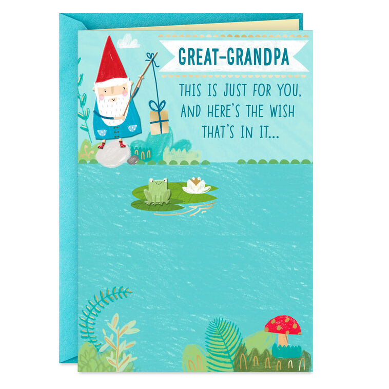 A Wish Just for You Birthday Card for Great-Grandpa