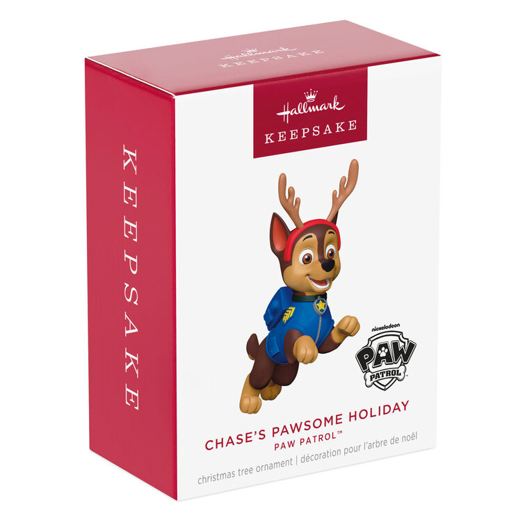 Paw Patrol Chase Dog in Antlers Keepsake Ornament package front image number 7