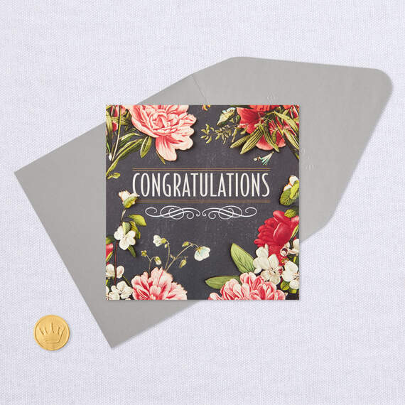 May Happiness Go With You Wedding Card, , large image number 5