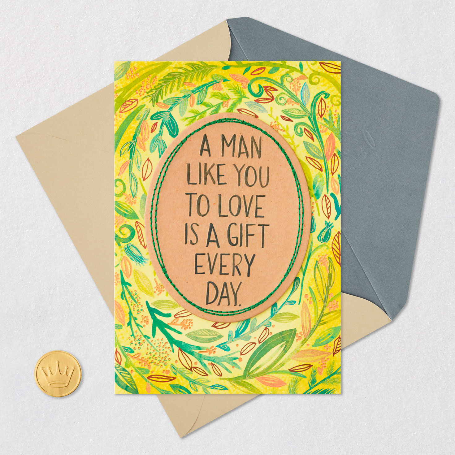 A Man Like You to Love Romantic Birthday Card for Him, , large image number 6