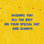 Wishing You All the Best Braille Birthday Card, , large image number 2
