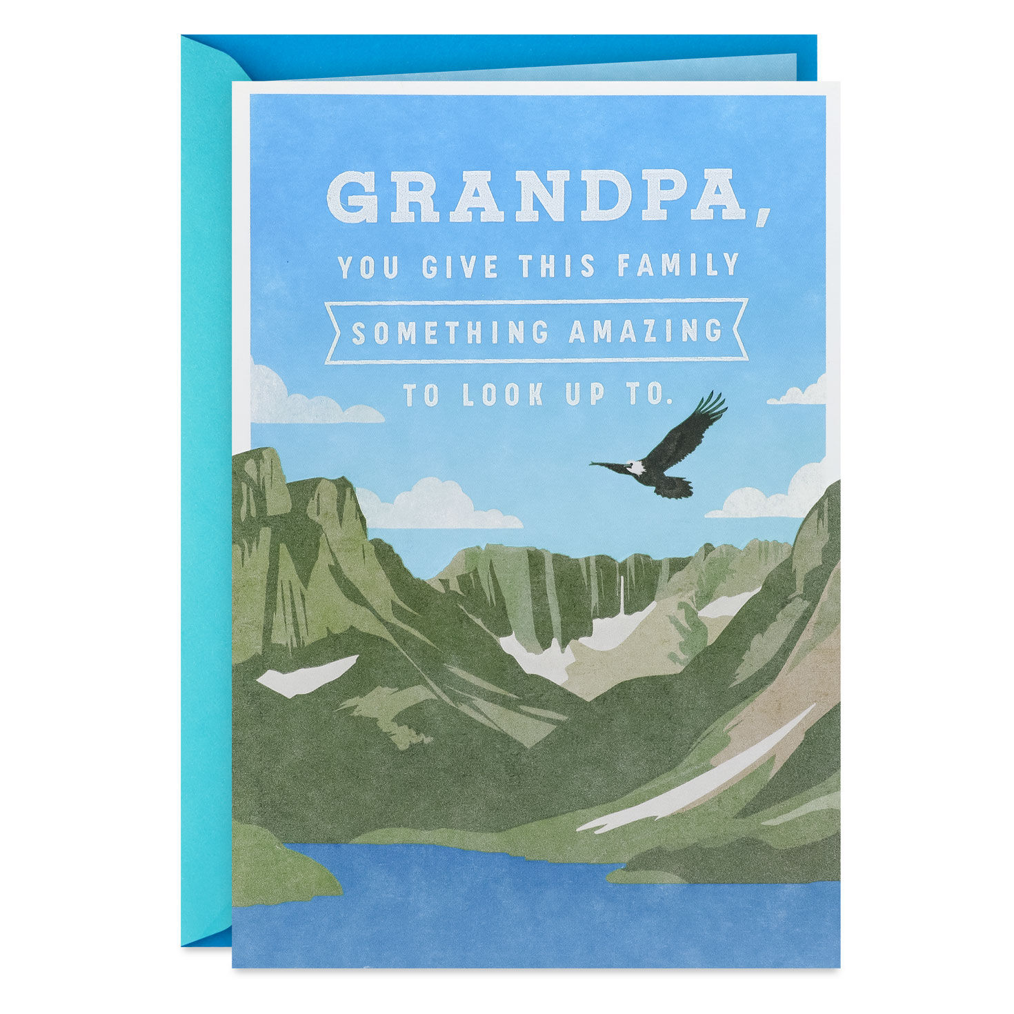 You Make Our Family Strong Birthday Card for Grandpa