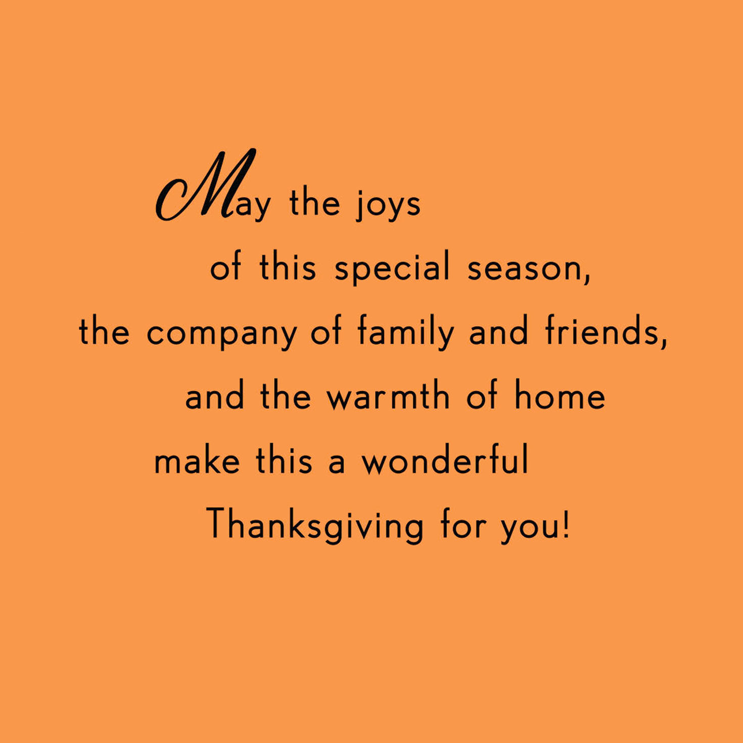 Fall Flowers and Pumpkins Thanksgiving Card Sentiment image number 2