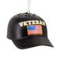 Veteran Flag Hat Christmas Ornament Front image number 1