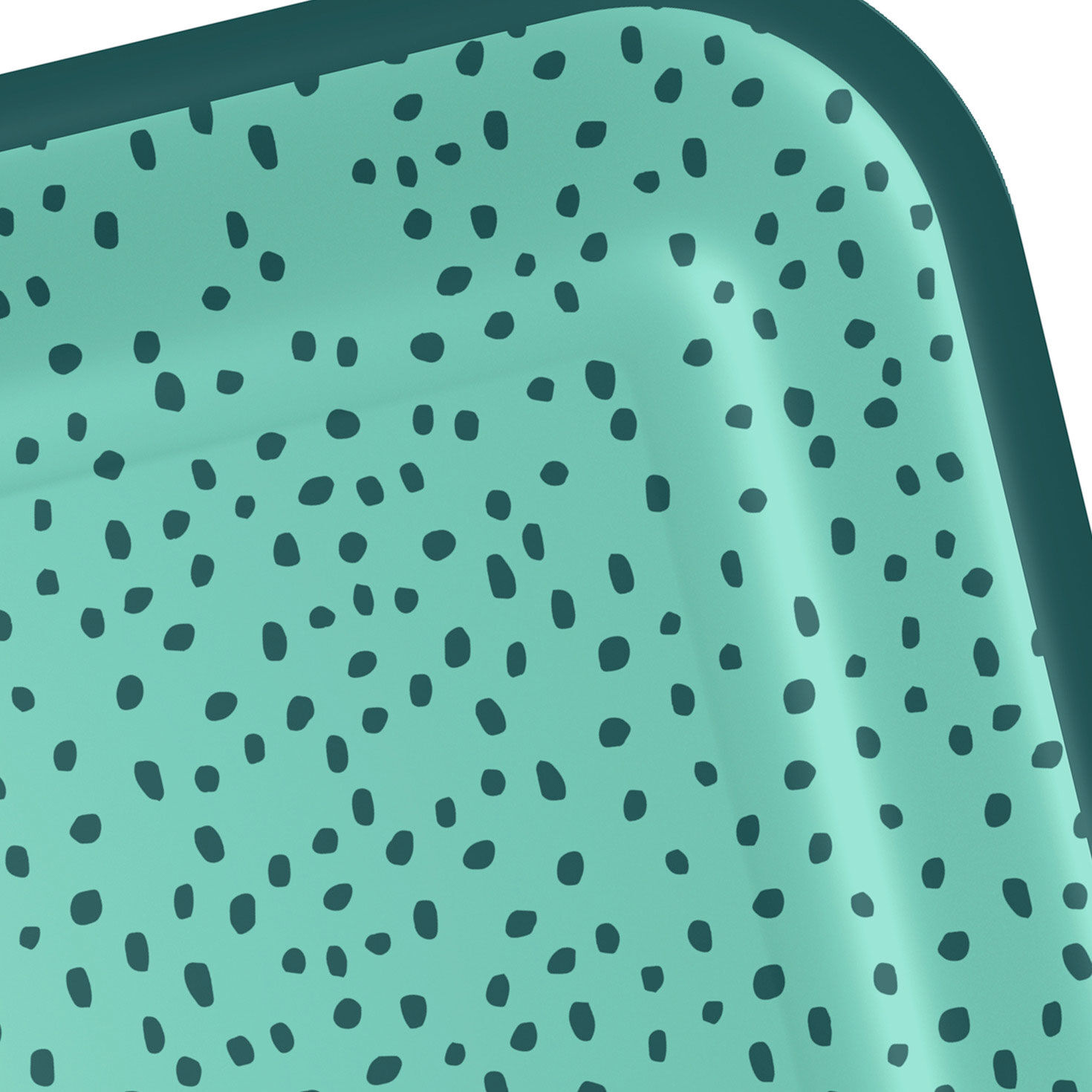 Aqua With Green Dots Square Dessert Plates, Set of 8 for only USD 3.99 | Hallmark
