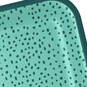 Aqua With Green Dots Square Dessert Plates, Set of 8, , large image number 4