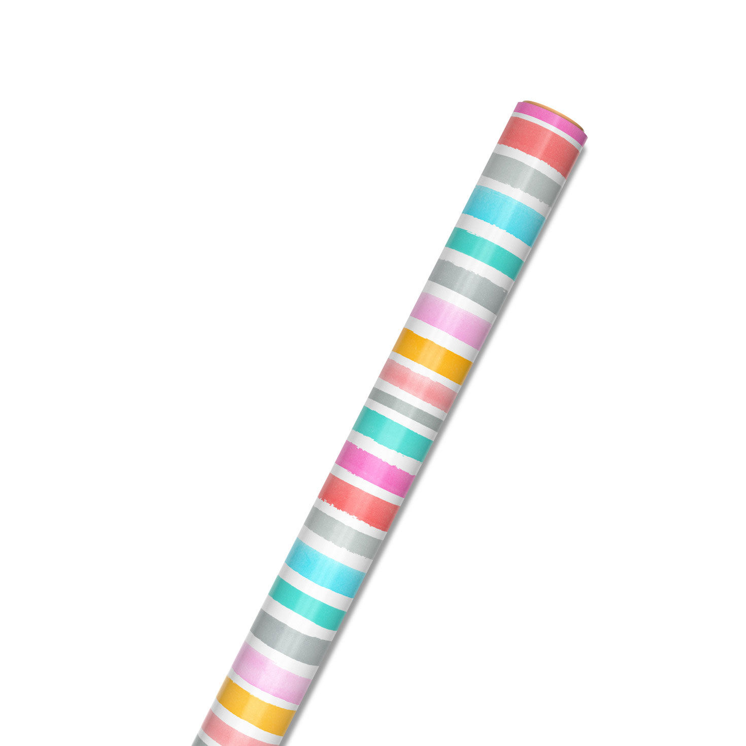 Bright Pastel Stripes Wrapping Paper Roll roll image number 5