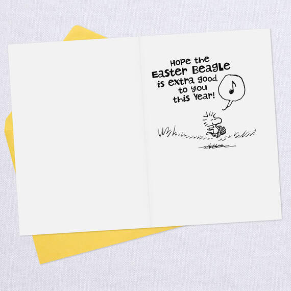 Peanuts® Snoopy Easter Beagle Easter Card, , large image number 3