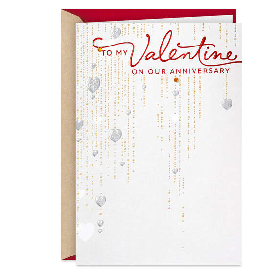 Love You Valentine's Day Anniversary Card, , large image number 1