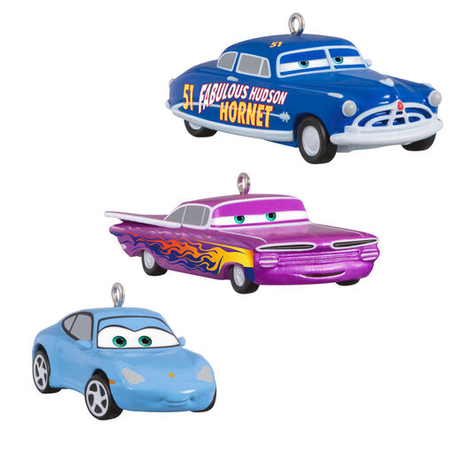 Mini Disney/Pixar Cars Radiator Springs Pals Ornaments, Set of 3, 