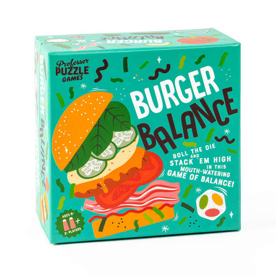 Professor Puzzle Burger Balance Stacking Game, , large image number 1