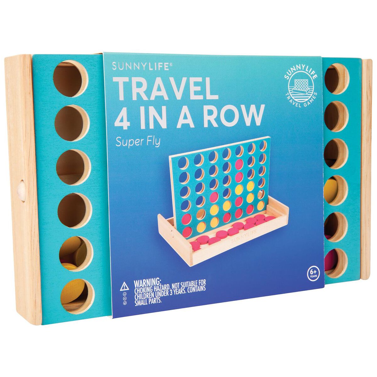 Sunnylife TravelSize 4 in a Row Game Puzzles & Games Hallmark