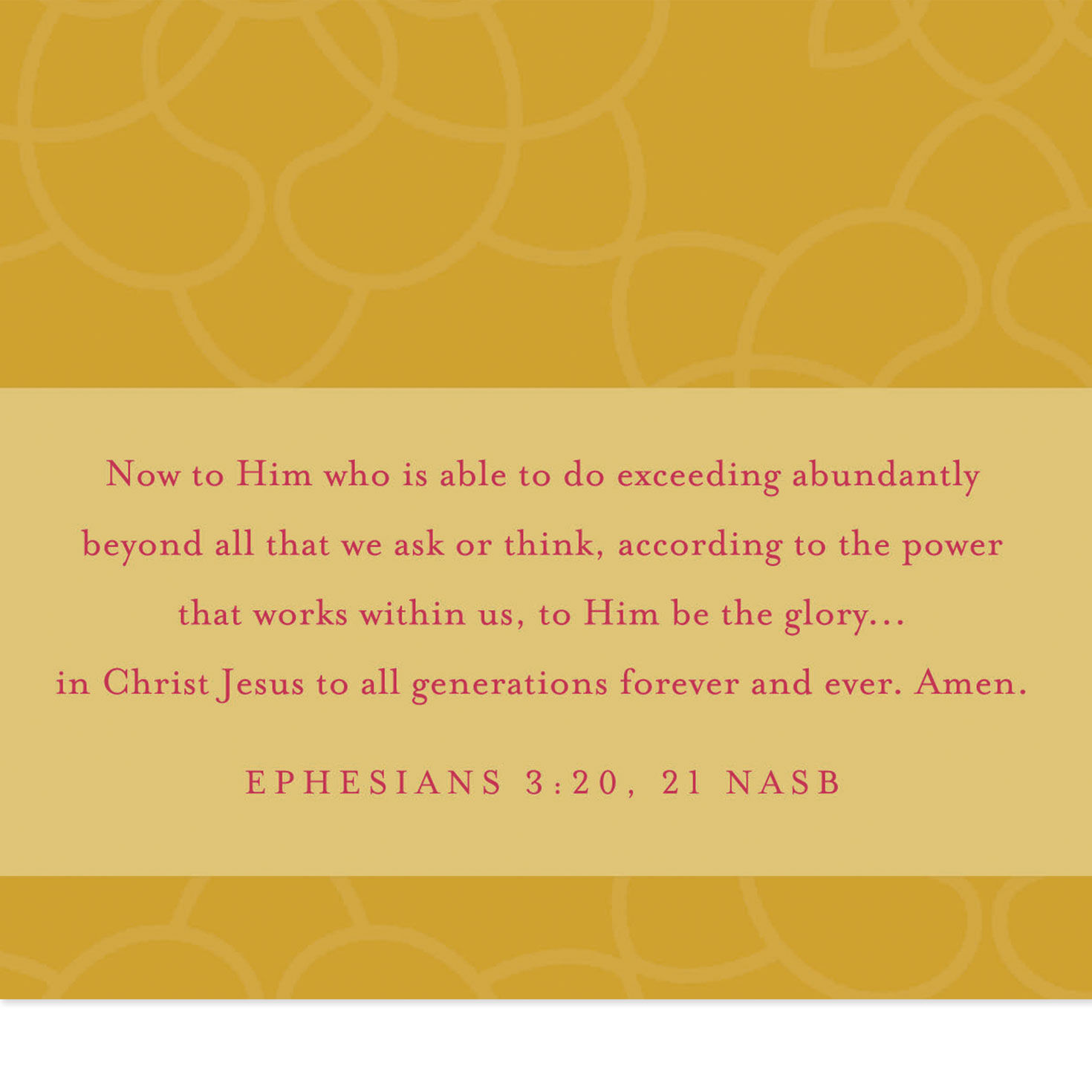 Ornate Flower Pattern Religious Clergy Appreciation Card scripture image number 3