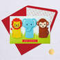 Wild and Happy Finger Puppets Birthday Card, , large image number 6