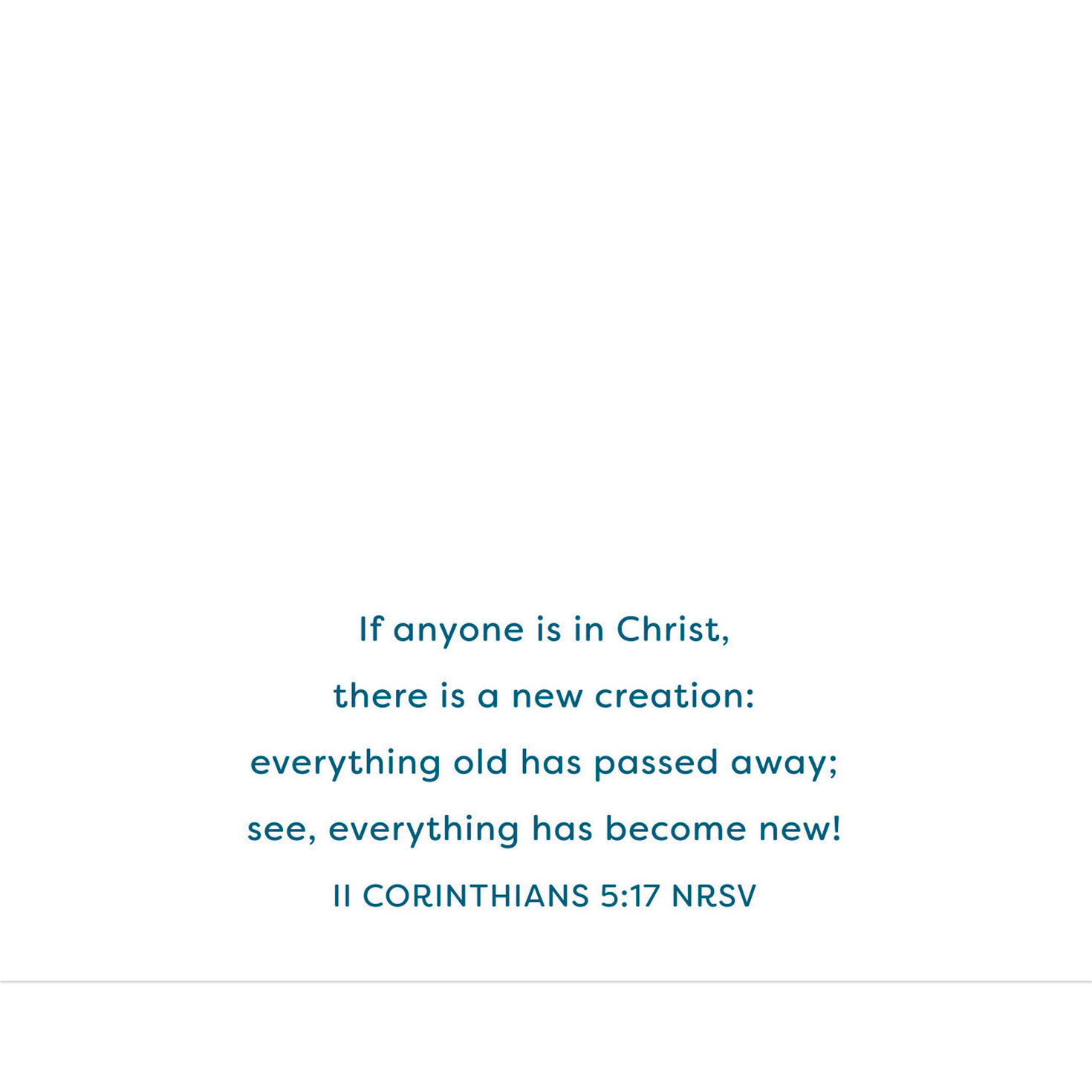 New Beginnings Religious Baptism Card Sentiment image number 2