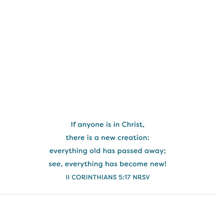 New Beginnings Religious Baptism Card Sentiment image number 2