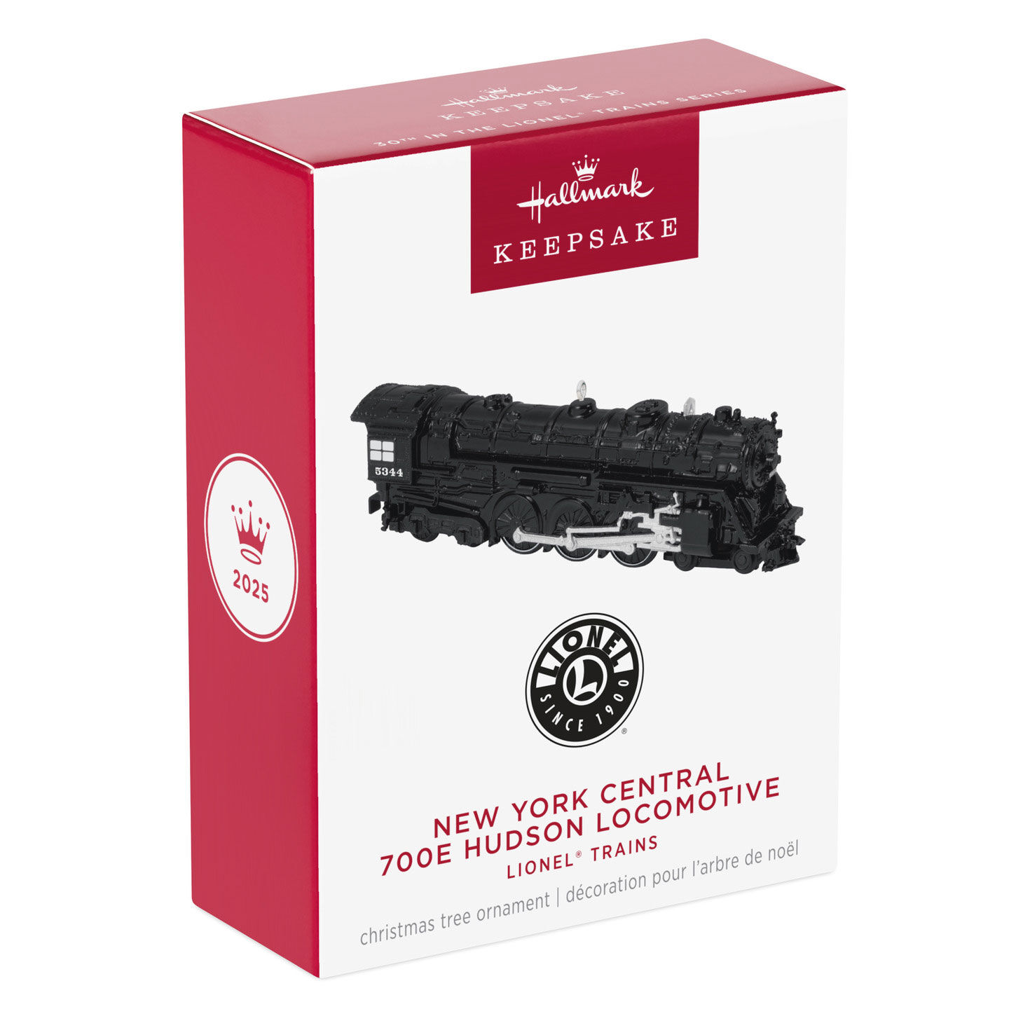 Lionel Trains Black Locomotive Keepsake Ornament Packaging Front image number 7