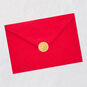 Red Bird and Holly Christmas Card Envelope Back with Seal image number 8