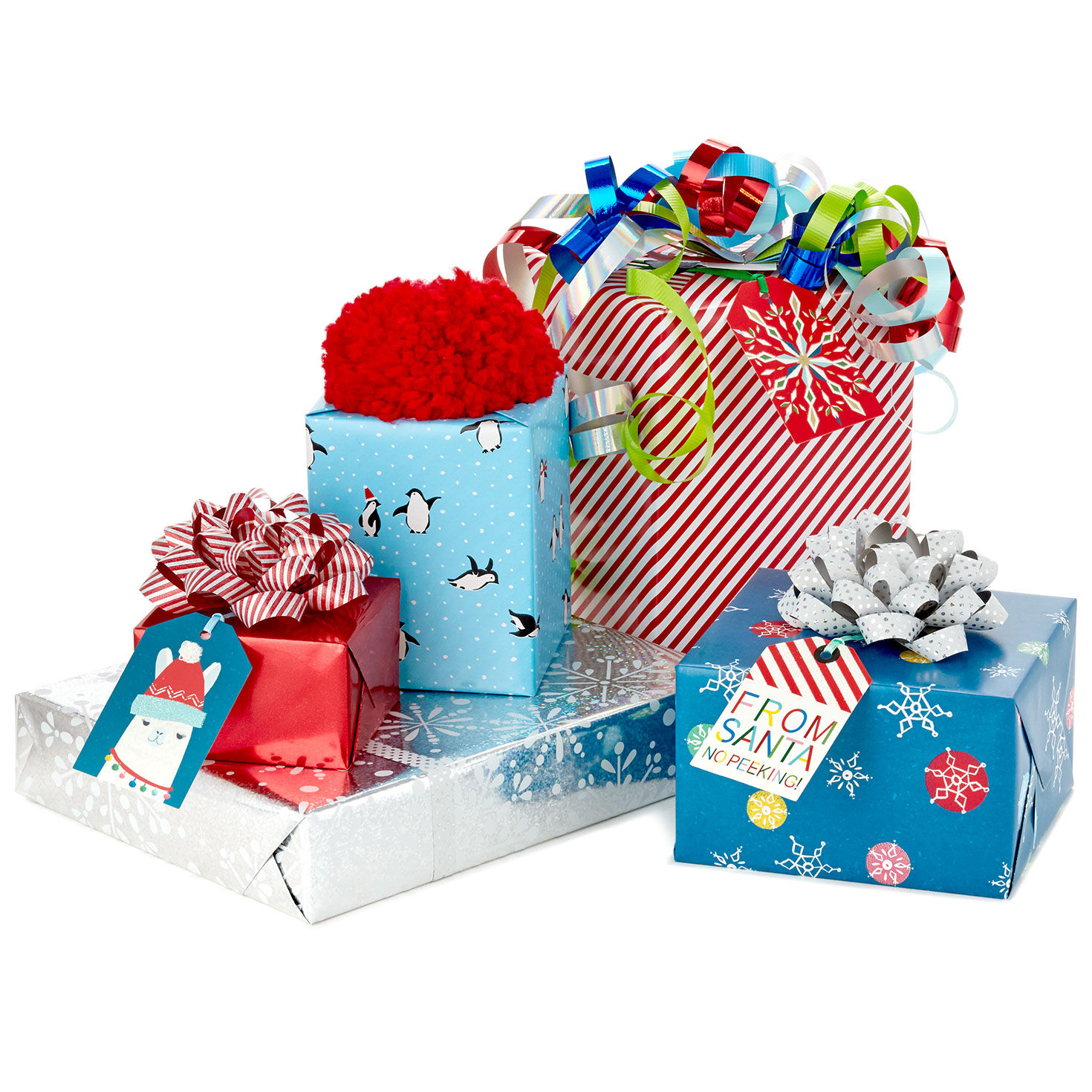 girly christmas wrapping paper