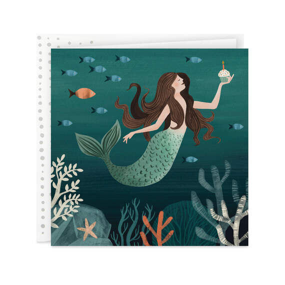 Mermazing Mermaid Birthday Card