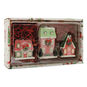 Set of 3 Festive Houses Christmas Ornaments  image number 7