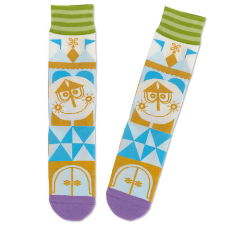 Disney It's a Small World Novelty Crew Socks, , large