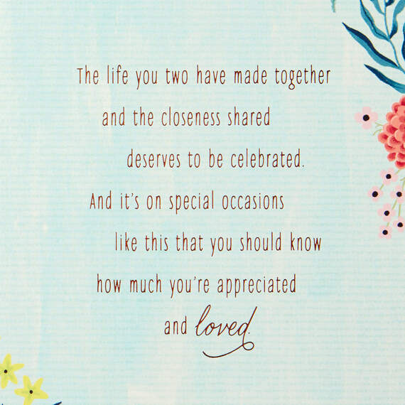 The Life You Have Shared Anniversary Card for Parents, , large image number 2