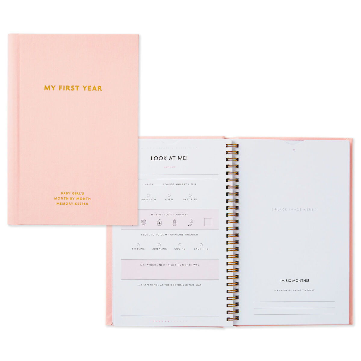 My First Year Baby Book for Girl Photo Albums Hallmark