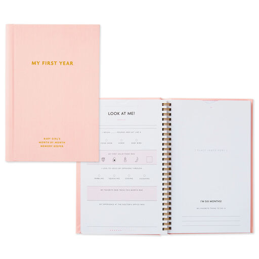 My First Year Baby Book for Girl, 