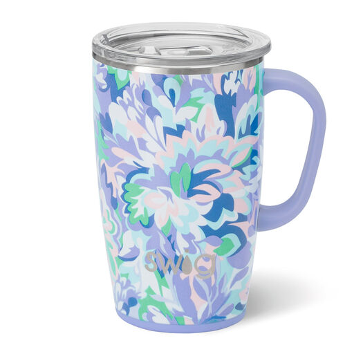 Swig Morning Glory Stainless Steel Travel Mug, 18 oz., 