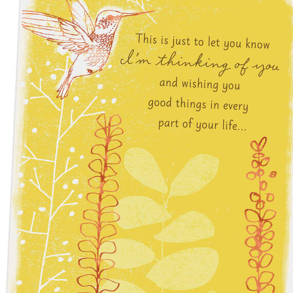 Wishing You Good Things in Your Life Thinking of You Card, , large image number 4