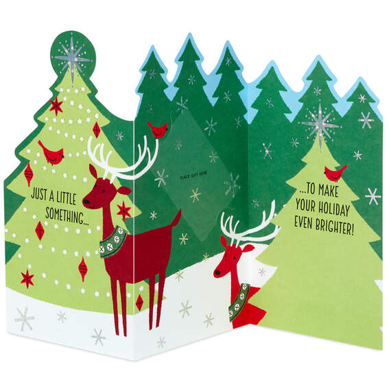Brighten Your Holidays Money Holder Christmas Card, , large image number 1