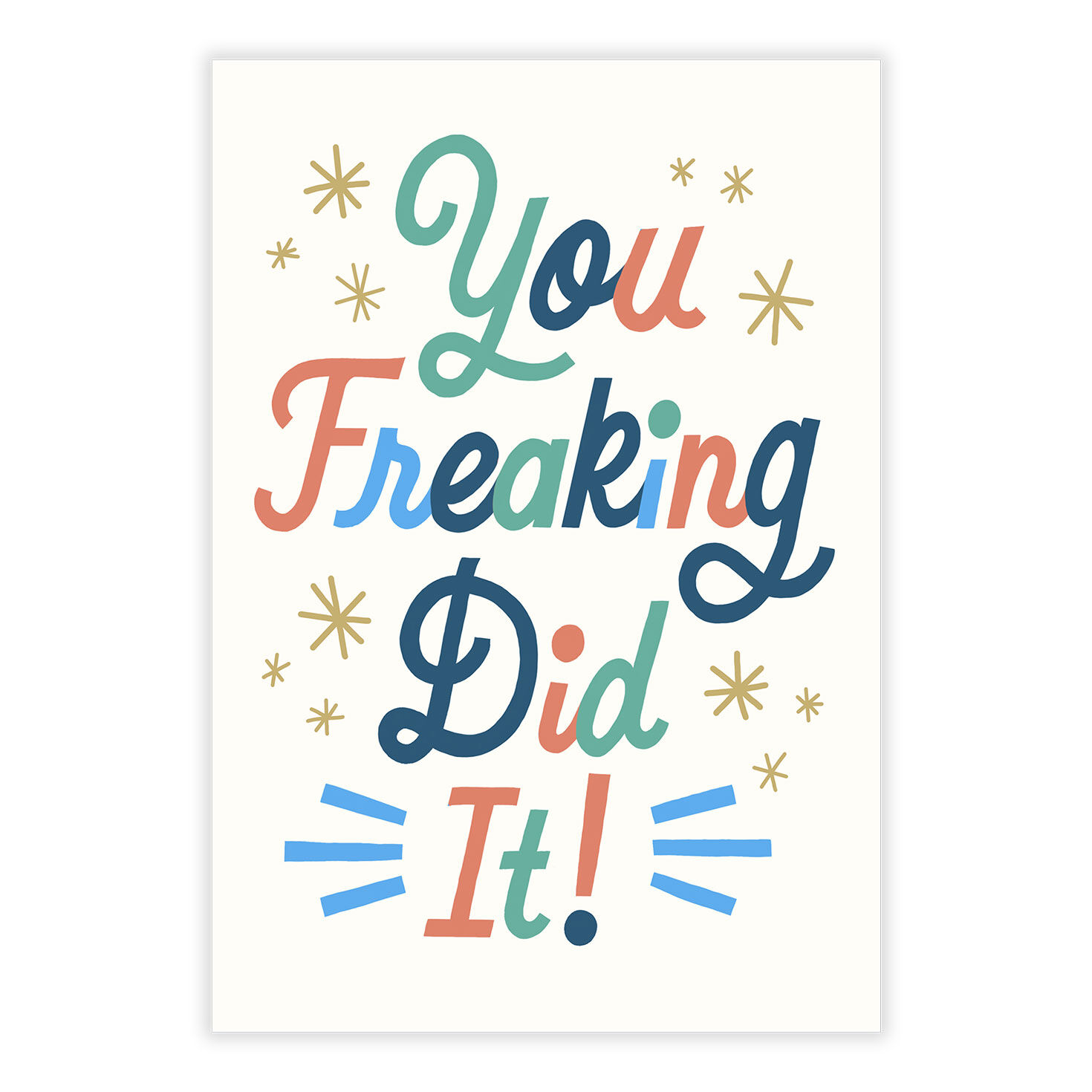 You Freaking Did It Congratulations eCard, , large image number 2