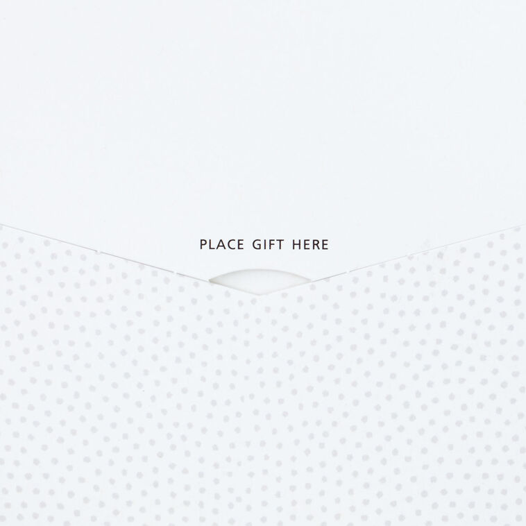 Little Lamb Money Holder Baby Baptism Card  image number 3