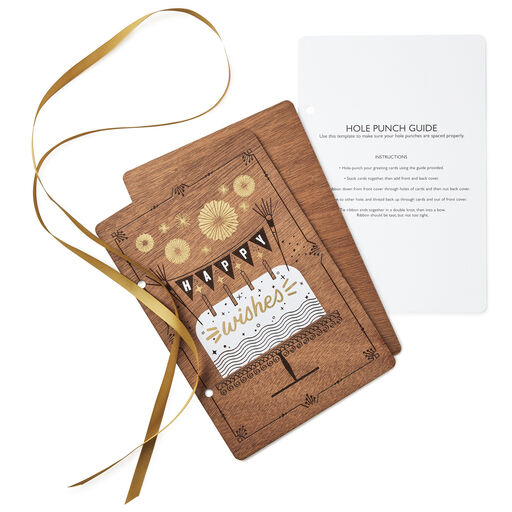 Happy Wishes Birthday Card Keeper, 