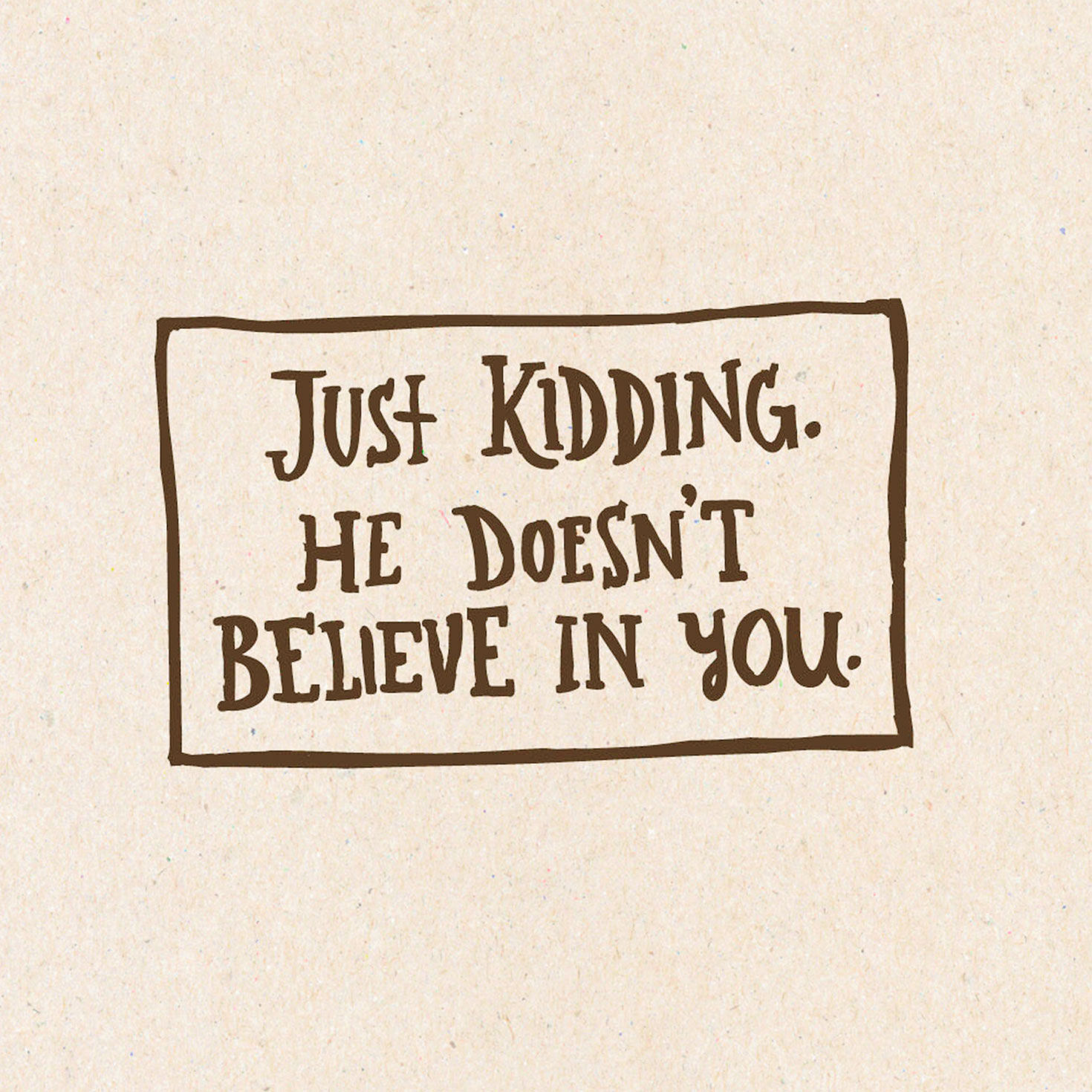 Bigfoot Silhouette in Woods Funny Birthday Card Sentiment image number 2