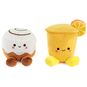 Better Together Cinnamon Roll and Orange Juice Magnetic Plush Pair, 5", , large image number 2
