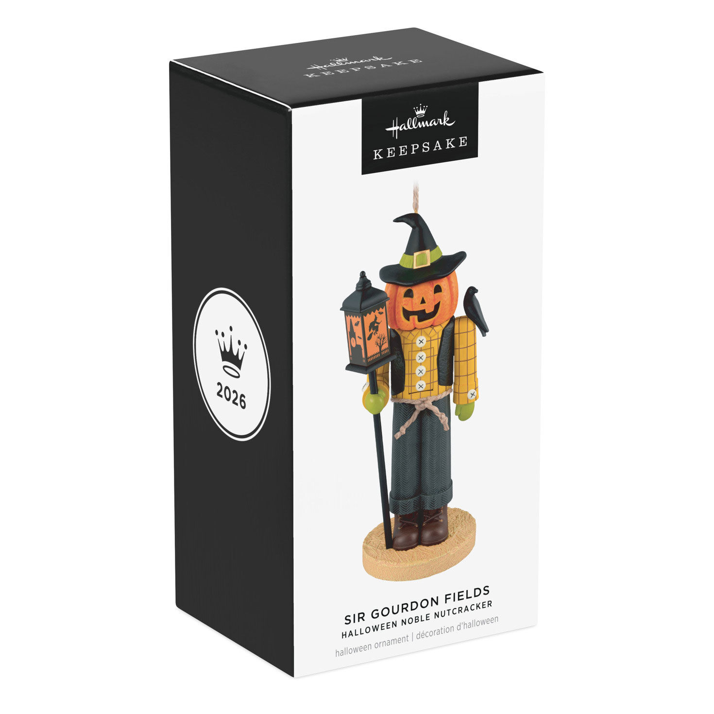 Halloween Scarecrow Nutcracker Keepsake Ornament Package Front image number 5