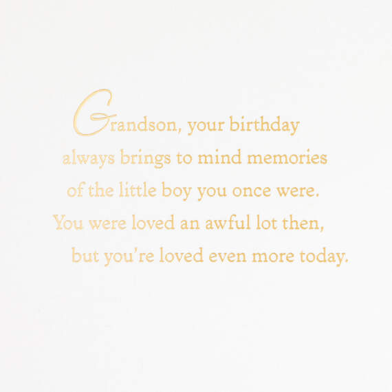 Pride, Joy and Love Birthday Card for Grandson, , large image number 2