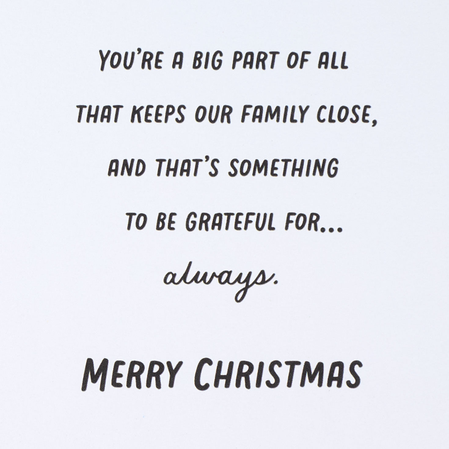 Dog by Holiday Fireplace Son Christmas Card Sentiment image number 3