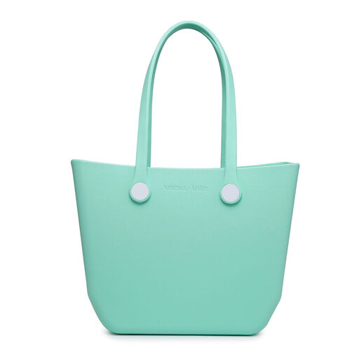 Jen & Co. Large Carrie Versa Tote Bag in Mojito Mint, 