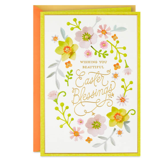 Beautiful Blessings Religious Easter Card