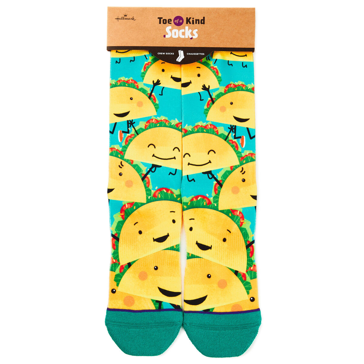 Tacos Toe of a Kind Novelty Crew Socks Socks & Shoes Hallmark