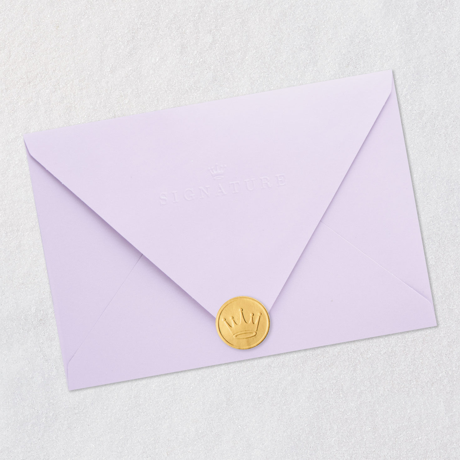 Die-cut Rainbow Floral Egg Easter Card Envelope Back with Seal image number 7