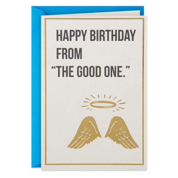 From the Good One Funny Birthday Card