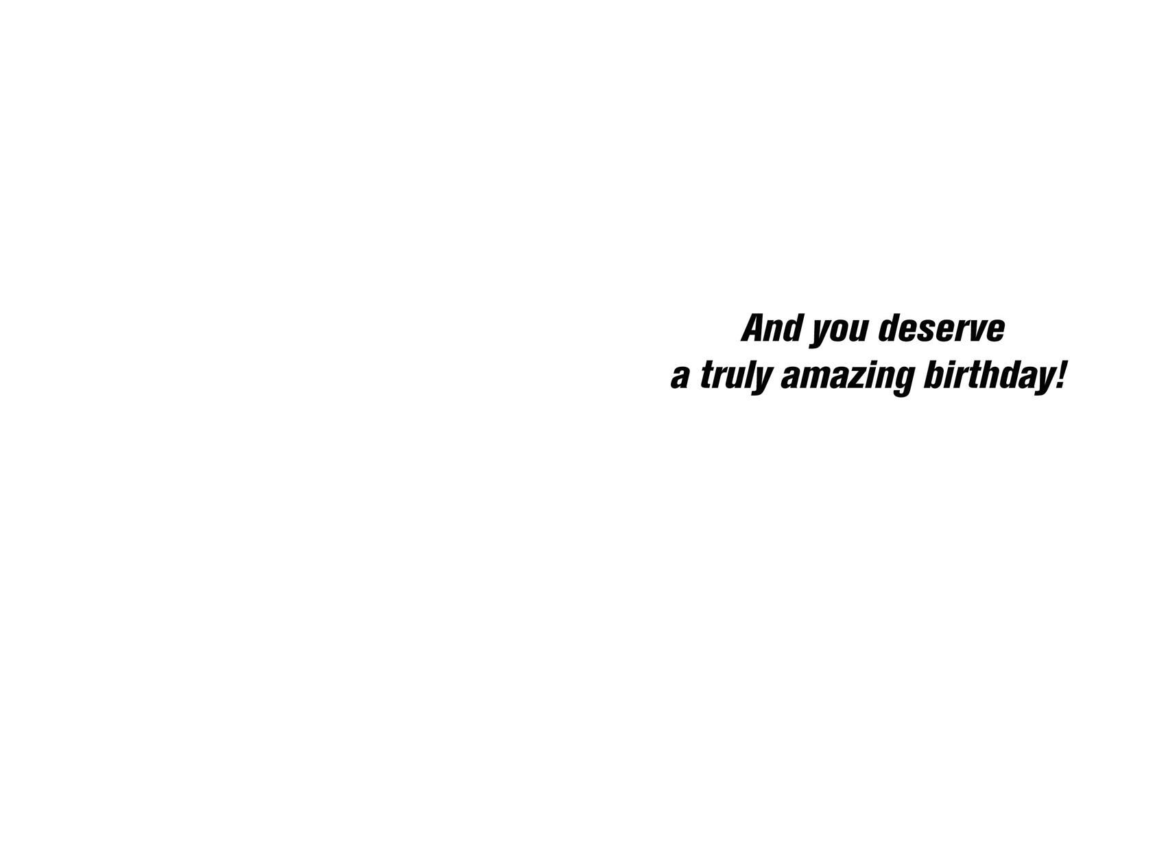Spider-Man You're Amazing Birthday Card